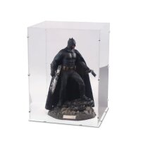 Vitrine en acrylique pour LEGO&reg; ou autres objets dexposition 34 x 28 x 44 cm (avec base blance)