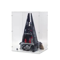 Vitrine en acrylique pour LEGO&reg; ou autres objets dexposition 34 x 28 x 44 cm (avec base blance)