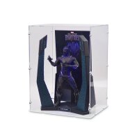 Vitrine en acrylique pour LEGO&reg; ou autres objets dexposition 34 x 28 x 44 cm (avec base blance)