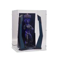 Vitrine en acrylique pour LEGO&reg; ou autres objets dexposition 34 x 28 x 44 cm (avec base blance)