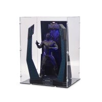 Display in acrilico per LEGO&reg; o altri articoli da esposizione 34 x 28 x 44 cm (con base nera)