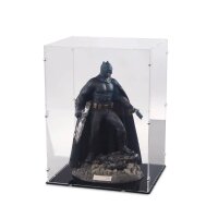 Display in acrilico per LEGO&reg; o altri articoli da esposizione 34 x 28 x 44 cm (con base nera)