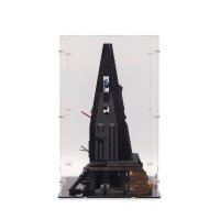 Display in acrilico per LEGO&reg; o altri articoli da esposizione 34 x 28 x 44 cm (con base nera)