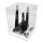 Vitrine en acrylique pour LEGO&reg; ou autres objets dexposition 26 x 26 x 36 cm (avec base blance)