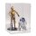 Vitrine en acrylique pour LEGO&reg; ou autres objets dexposition 26 x 26 x 36 cm (avec base blance)