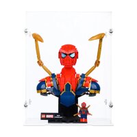 Acrylic display for LEGO&reg; or other display items 20 x 15 x 25 cm (with white base)