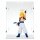 Acrylic display for LEGO&reg; or other display items 20 x 15 x 25 cm (with white base)
