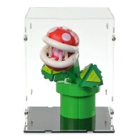 Acrylic display for LEGO&reg; or other display items 20 x 15 x 25 cm (with black base)