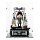 Acrylic display for LEGO&reg; or other display items 20 x 15 x 25 cm (with black base)