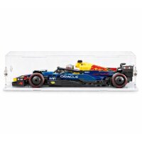 Vitrine en acrylique pour LEGO&reg; ou autres objets dexposition 21 x 10 x 6cm (avec base blance)