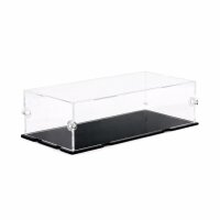 Acrylic display for LEGO&reg; or other display items 21 x 10 x 6cm (with black base)