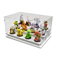 Pr&eacute;sentoir en acrylique pour 12 figurines Nintendo...