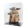 Vetrina in acrilico per la figura Hot Toys LMS013 1/1 Star Wars Grogu Masterpiece (Con base nera)