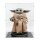 Vetrina in acrilico per la figura Hot Toys LMS013 1/1 Star Wars Grogu Masterpiece (Con base nera)