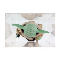 Acrylic display case for Hot Toys LMS013 1/1 Star Wars Grogu Masterpiece figure (with white base)