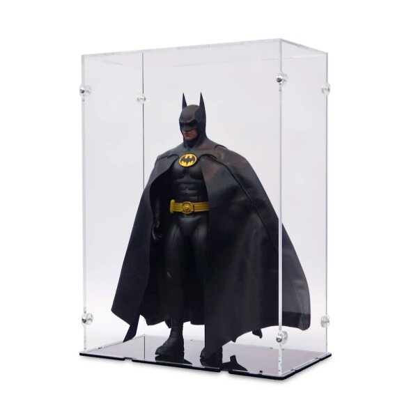 Display in acrilico per Hot Toys DX Series 1/6 Batman 1989 (con base nera)