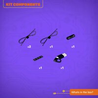 LMB 2.0 LED Kit d&rsquo;&eacute;clairage pour LEGO&reg; 40825 La couronne d&rsquo;Halloween