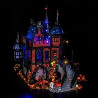 BB LED Lighting Set for LEGO&reg; Bricklink 910049 Adventure in Transylvania including remote control