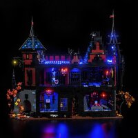 BB LED Lighting Set for LEGO&reg; Bricklink 910049 Adventure in Transylvania including remote control