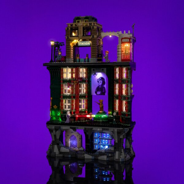 LMB 2.0 LED Kit d&rsquo;&eacute;clairage pour LEGO&reg; 76476 Harry Potter - Le minist&egrave;re de la Magie &ndash; &Eacute;dition collecto