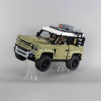 Acrylic stand for LEGO&reg; Technic and Creator cars (angled 6/10 cm high)