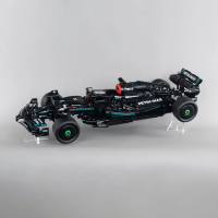 Acrylic stand for LEGO&reg; Technic and Creator cars (angled 6/10 cm high)