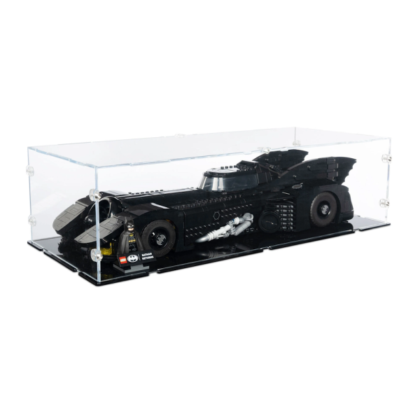 Acryl-Display f&uuml;r LEGO&reg; 76355 Batmobil aus Batmans R&uuml;ckkehr (Mit schwarzem Boden)