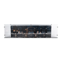 Acryl-XL-Display f&uuml;r LEGO&reg; 76355 Batmobil aus Batmans R&uuml;ckkehr (Mit Hintergrundbild & schwarzem Boden)