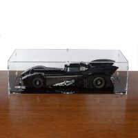 3-in1 Acryl-Tisch- & Wand-Display f&uuml;r LEGO&reg; 76355 Batmobil aus Batmans R&uuml;ckkehr (Mit schwarzem Boden)