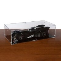 3-in1 Acryl-Tisch- & Wand-Display f&uuml;r LEGO&reg; 76355 Batmobil aus Batmans R&uuml;ckkehr (Mit schwarzem Boden)