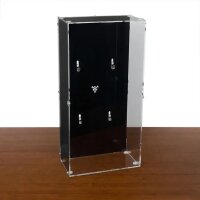 3-in1 Acryl-Tisch- & Wand-Display f&uuml;r LEGO&reg; 76355 Batmobil aus Batmans R&uuml;ckkehr (Mit schwarzem Boden)