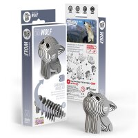 Lupo - 3D Kit modello di figure in cartone
