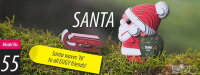Santa - 3D Karton Figuren Modellbausatz