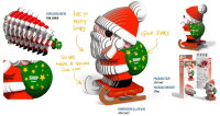 Santa - 3D Karton Figuren Modellbausatz