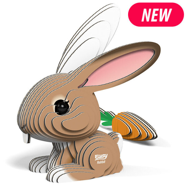 Rabbit - 3D Cardboard Model Kit
