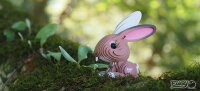 Coniglio - 3D Kit modello di figure in cartone