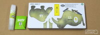 Nashorn - 3D Karton Figuren Modellbausatz