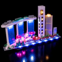 LED Licht Set für LEGO® 21057 Singapour