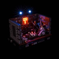 Kit di illuminazione a LED per LEGO® 75339 Star Wars Diorama Compattatore di rifiuti Morte Nera