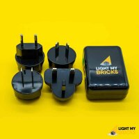Universelles Netzteil 5 V 4 Amp - USB-Wandadapter (Inkl. verschiedener-Adapter)