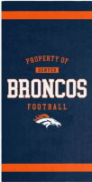 Serviette de plage - NFL - Denver Broncos  -  PROPERTY OF Denver Broncos Football