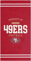 Beach towel - NFL -San Francisco 49ers  -  PROPERTY OF San Francisco 49ers Football