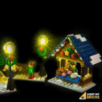 LED Licht Set für LEGO® 10235 Winterlicher Markt