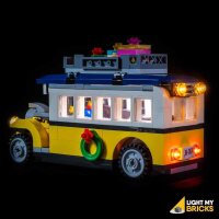 Kit di illuminazione a LED per LEGO® 10259 Giocattolo da costruzione-Stazione ferroviaria invernale
