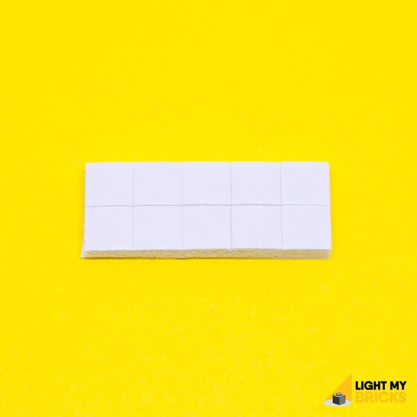 Klebe-Quadrate für LmH LEGO® Beleuchtungssets (10 Stück)